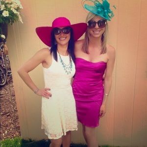Derby Dress with Fascinator