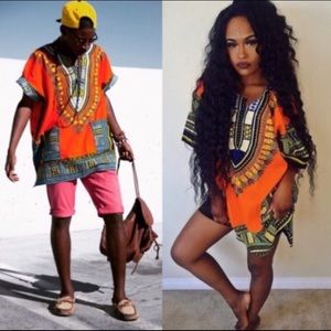 Orange dashiki - reserved