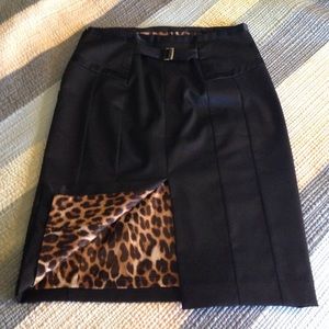 Black Express Pencil Skirt