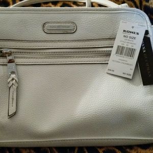 White crossbody purse