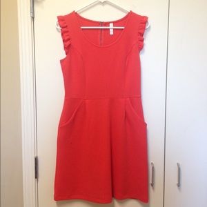 An orange dress from Xhilaration