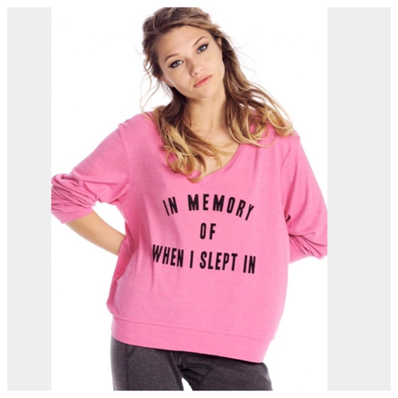 Wildfox Tops - 🎉HP🎉 Wildfox 'In Memory of When I Slept'
