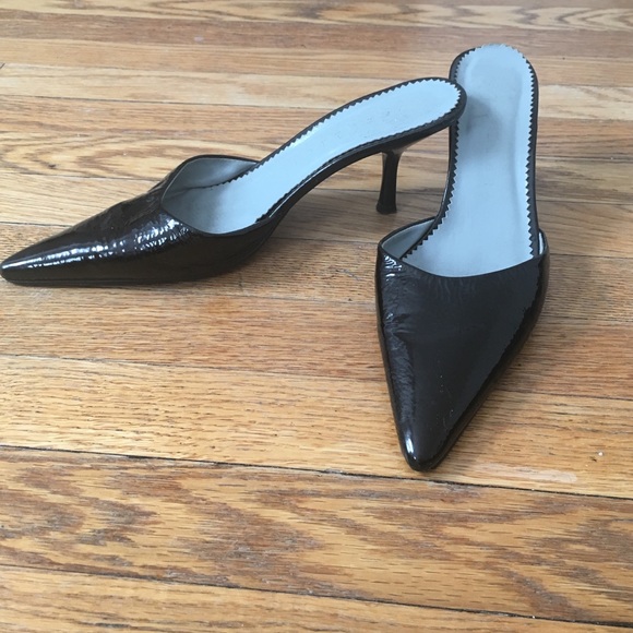 Black Patent leather heels