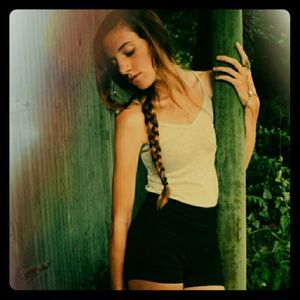 Bullhead black high rise shorts