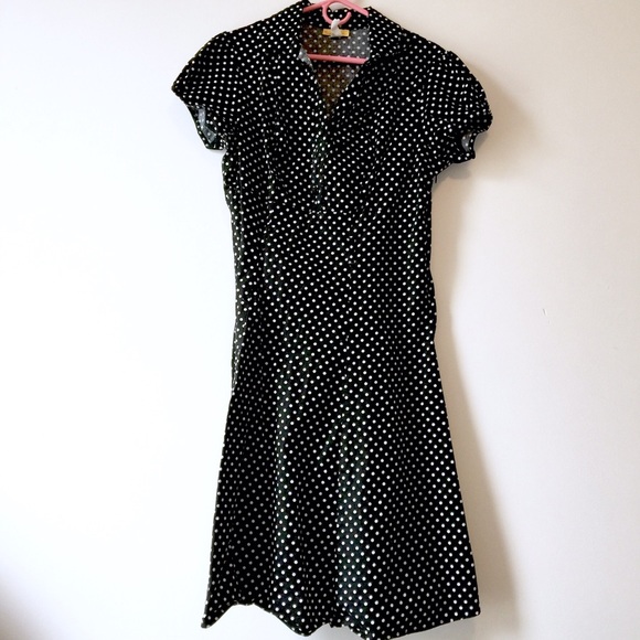 Modcloth polka dot retro dress