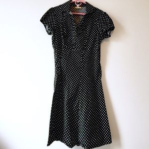 Modcloth polka dot retro dress
