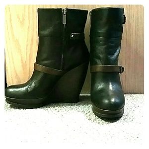 Nine West Wedge Booties