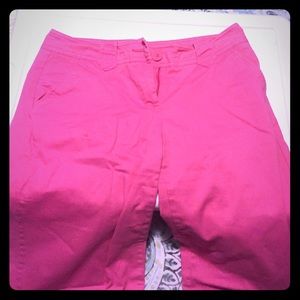 Pink chino pants