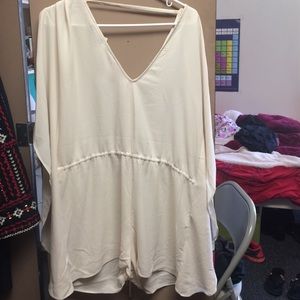 Butterfly Drawstring romper