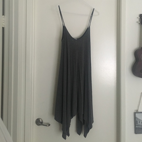 Grey ecoté urban outfitters spaghetti strap dress