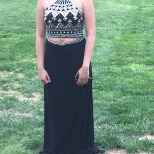 2 Piece Prom Dress