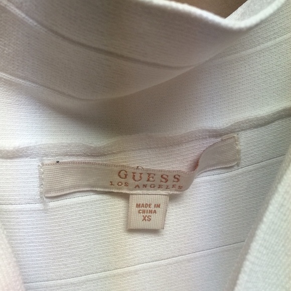 Mini skinny white dress from Guess - Picture 2 of 3