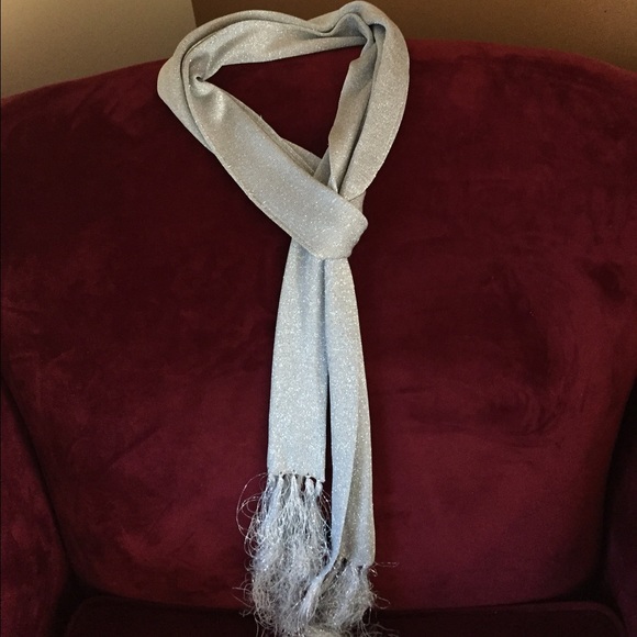 Silver speckled scarf