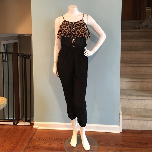 New trendy animal print romper