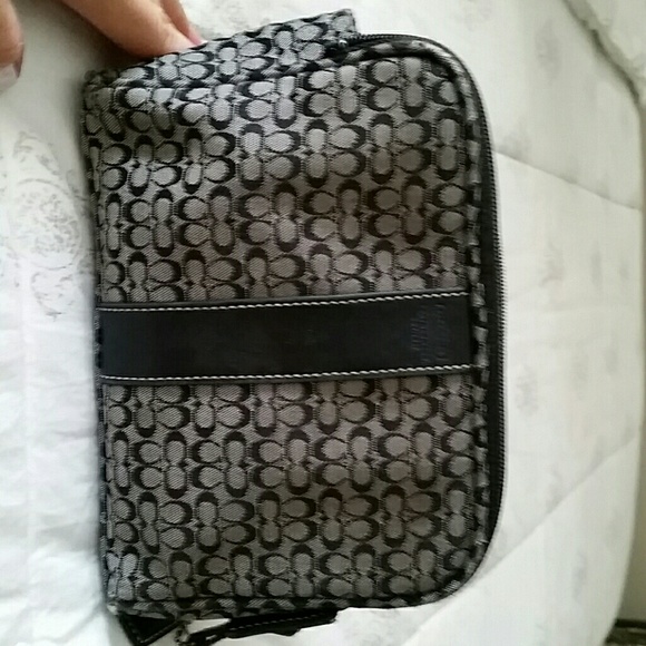 Coach small makeup bag
