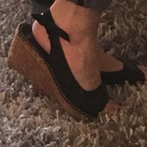 Black espadrilles