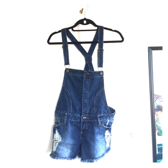 Denim overalls