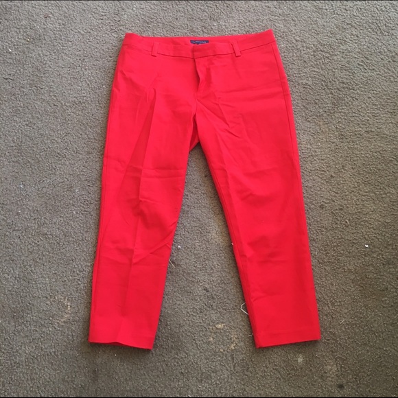 Red never worn Tommy Hilfiger slacks