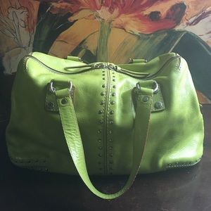 Michael Kors Lime Green Handbag