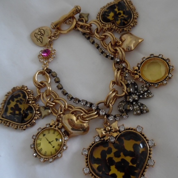 Betsey Johnson charm bracelet