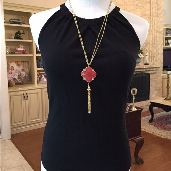 Ann Taylor Tops - Ann Taylor silk blend knit black top small