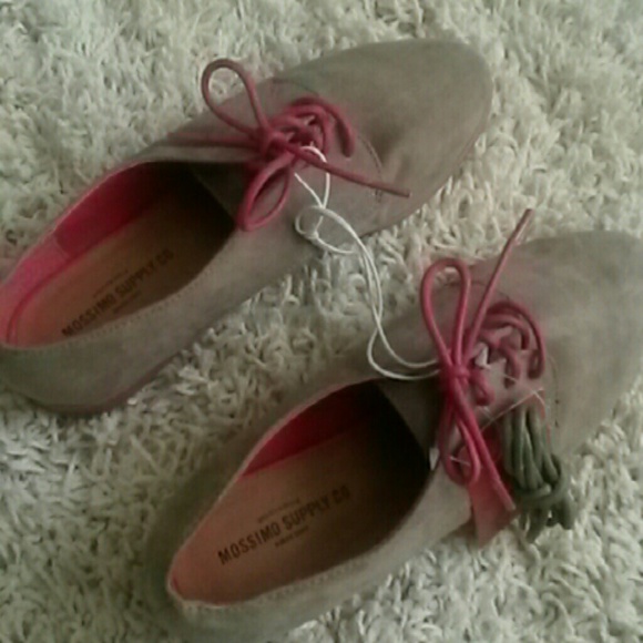 Taupe Oxford Lace up shoes