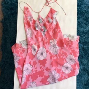 Floral Silk Dress