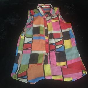 Cute multicolored blouse