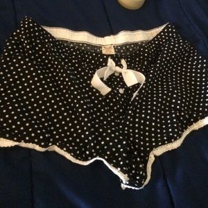 Polka dot pj shorts