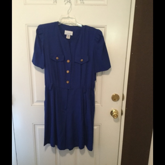 Blue Pants Dress Size 14