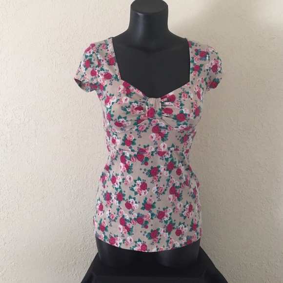 Floral printed shirt