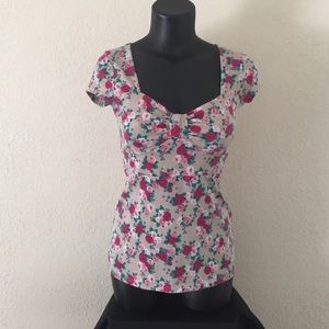 Floral printed shirt