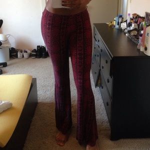 Printed Flare Pants