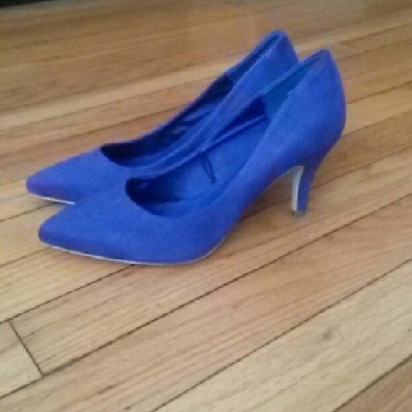 Blue Suede H&M Heels