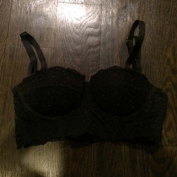 HM Black Lace Bustier
