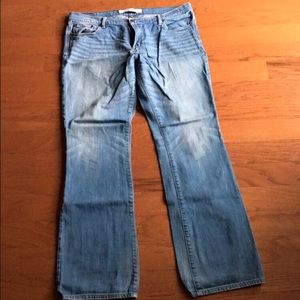 Size 12 gently worn Abercrombie boot cut jeans