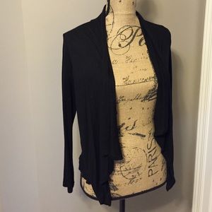 Black Cut Out Cardigan