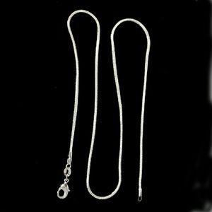 18" x 2mm thick 925 Stamped Sterling Silver Chain