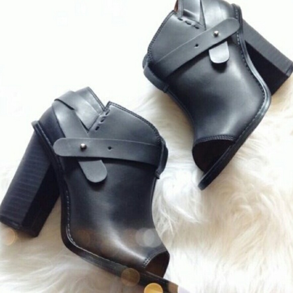 Anthropologie Shoes - Brand new peep toe booties