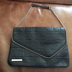 Nine West black wristlet purse