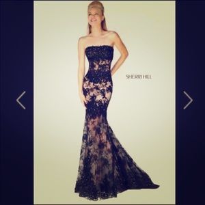 Sherri Hill Gown with Train/Tail
