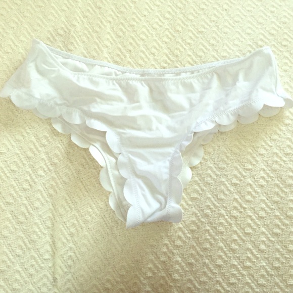 PINK Scallop Bikini Bottoms