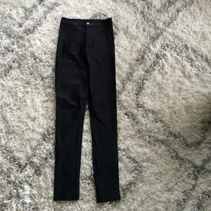 Shiny, stretchy black High rises - The Disco Pant