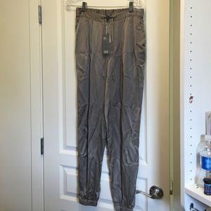 XS Eileen Fisher silk charmeuse pants NWT