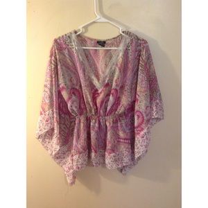 Unique boho top