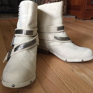 Suede booties