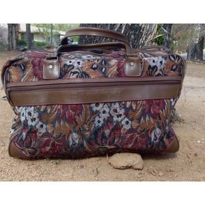 VINTAGE GIVENCHY WEEKENDER CARPET DUFFLE BAG