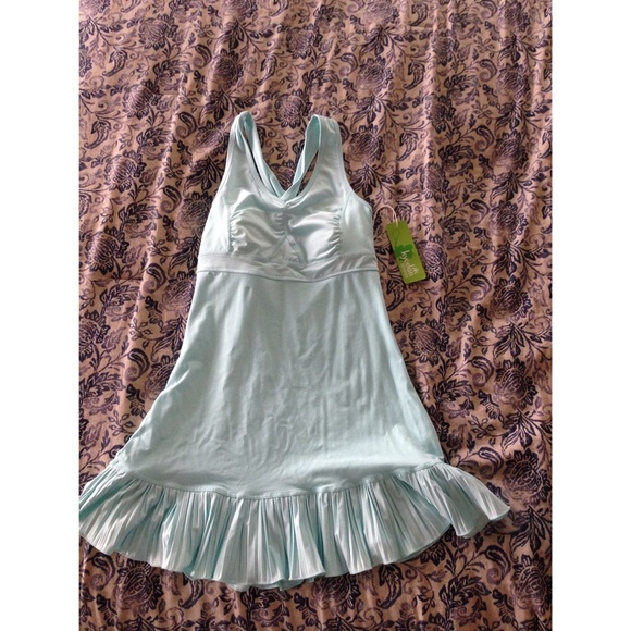 Light blue tennis dress