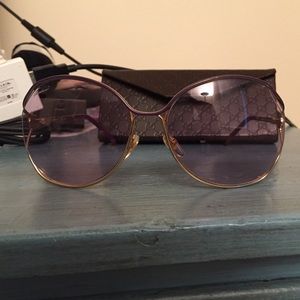 Gucci GG 2846/N/S Sunglasses - Gold Haze/Lilac