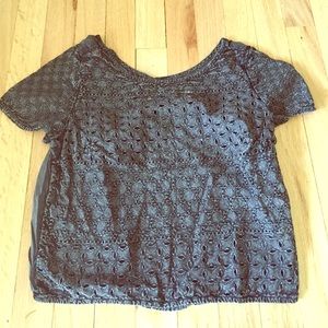 American Eagle crochet top